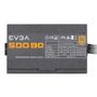 EVGA BQ 500W Hybrid Modular 80+ PSU ATX 12V, 80 Plus Bronze, Modular, 2x 6+2pin PCIe, 6x SATA, 3x Molex, 1x FD (110-BQ-0500-K2)