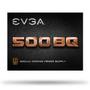 EVGA BQ 500W Hybrid Modular 80+ PSU ATX 12V, 80 Plus Bronze, Modular, 2x 6+2pin PCIe, 6x SATA, 3x Molex, 1x FD (110-BQ-0500-K2)