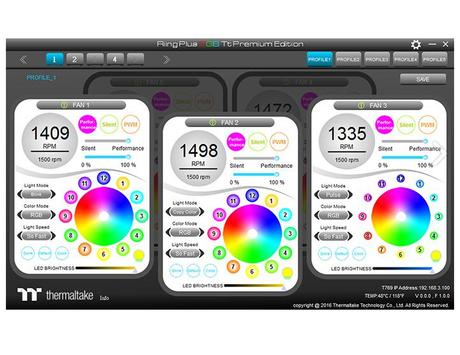 Thermaltake Riing PLUS 12 RGB Fan TT - Premium Edition - systemviftesett (CL-F053-PL12SW-A)