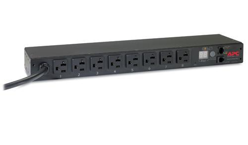 APC RACK PDU METERED 1U 20A 120V (8) 5-20 ACCS (AP7801B)