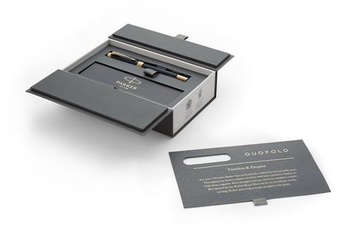 PARKER Duofold Prestige Blue Chevron G.T. Fountain -mustekynä,  sininen runko (1931369)