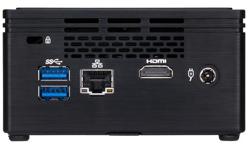 GIGABYTE BRIX GB-BPCE-3350C (rev. 1.0) - Barebone - Ultra Compact PC Kit - 1 x Celeron N3350 / 1.1 GHz - RAM 0 GB - HD Graphics 500 - 1GbE (GB-BPCE-3350C)