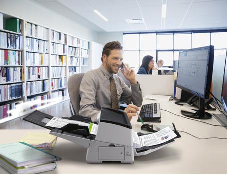 FUJITSU Ricoh fi-7600 fi7600 fi 7600 100ppm / 200ipm A3 ADF duplex document scanner. Includes PaperStream IP, PaperStream Capture, ScanSnap Manager for fi-series,  2D Barcode module for PaperStream and 12 mont (PA03740-B501)