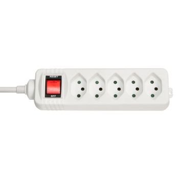LINDY Power Strip 5-way Type J (CH) Outlet Factory Sealed (73167)
