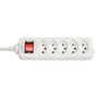 LINDY Power Strip 5-way Type J (CH) Outlet Factory Sealed