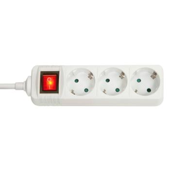 LINDY 3-Way Schuko Mains Power  (73101)