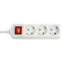 LINDY 73101 power extension 3 AC outlet(s) Indoo.. Factory Sealed