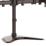 StarTech Quad Monitor Stand - Articulating - Supports Monitors 13" to 27" - Adjustable VESA Four Monitor Stand for 4 Screen Setup - Steel - Black (ARMBARQUAD) stativ - for 4 skjermer - svart (ARMBARQUAD)