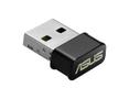 ASUS USB-AC53 Nano AC1200 Dual-band USB Wi-Fi Adapter, 802.11ac, MU-MIMO, 2,4/5GHz, svart (90IG03P0-BM0R10)