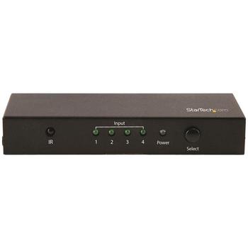 STARTECH 4X1 HDMI VIDEO SWITCH - 4K60 4-PORT HDMI SWITCHER - 4K 60 HZ CABL (VS421HD20)