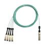 Extreme Networks Active Optical Cable (AOC), Breakout, 100GbE -> 4x25GbE, 20.0m