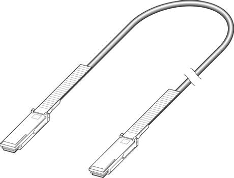 EXTREME 100GB DAC QSFP28-QSFP28 0.5M . CABL (10410)