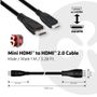 CLUB 3D Club3D Kabel Mini-HDMI > HDMI 2.0 1m 4K@60Hz St/St retail (CAC-1350)