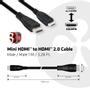 CLUB 3D MINI HDMI to HDMI 2.0 Cable 1M 4K (CAC-1350)