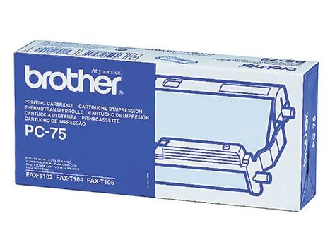 BROTHER Ribbon Cassette For FAXT104/ T106 (PC75)