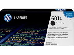HP Original HP 501A LaserJet-tonerpatron, sort