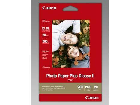 CANON 13x18 Photo Paper Plus Glossy (PP-201), 270 gram *20-Sheets* (2311B018)