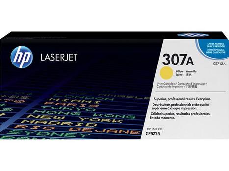 HP Colour LaserJet CE742A original toner cartridge yellow standard capacity 7.300 pages 1-pack (CE742A)