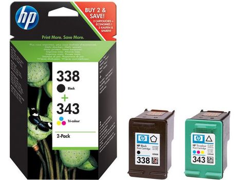 HP 338/343 Combo-pack Inkjet Print Cartr (SD449EE)