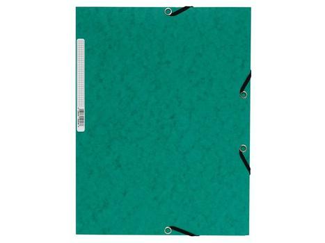 Strikkmappe EXACOMPTA A4 3 kl 355g grønn (55303E*10)