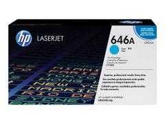 HP 646A Cyan Standard Capacity Toner 12.5K pages for HP Color LaserJet Enterprise CM4540 - CF031A