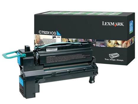 LEXMARK Toner/ cyan 20000sh f C792 RP (C792X1CG)