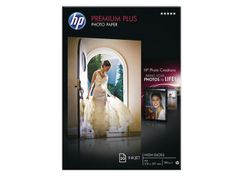 HP Premium Plus Photo Paper - Glossy - A4 (210 x 297 mm) - 300 g/m² - 20 sheet(s) photo paper - for Officejet 52XX, 6000, 6000 E609, 68XX, 7000 E809, 80XX, Photosmart B110, Wireless B110