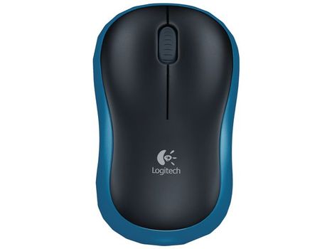 LOGITECH M185 Wireless Mouse - BLUE - EWR2 (910-002236)