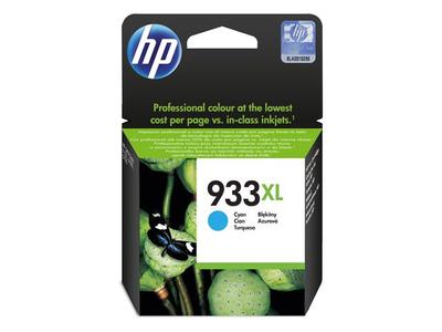 HP 933XL / CN054AE - High Yield - Cyan Ink - Blækpatron Cyan (CN054AE)