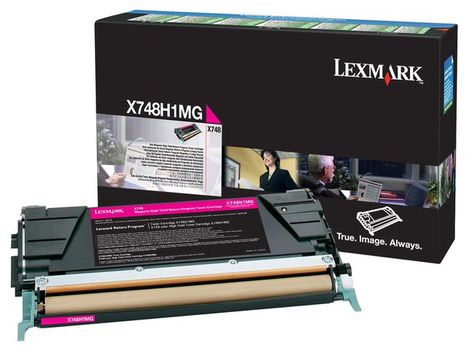 LEXMARK Toner f X748 magenta 10K RP (X748H1MG)