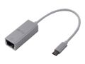 Cropmark CROPMARK LMP USB-C m to Gigabit Ethernet f adapter w/o driver silver
