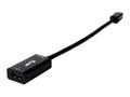 Cropmark LMP Mini-DisplayPort to HDMI Adapter audio & video 4K Mini-DP 1.2 m to HDMI 1.4b f black