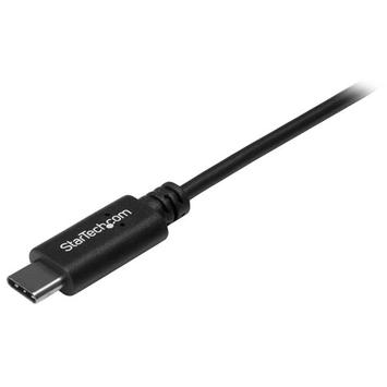 StarTech 0.5m USB C to USB A Cable - M/M - USB 2.0 - USB-kabel - USB (hann) til USB-C (hann) - USB 2.0 - 50 cm - svart (USB2AC50CM)