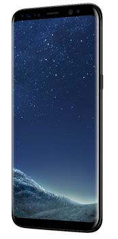 SAMSUNG Galaxy S8 64GB Sort SmartPhone,  5.8" FHD-skärm,  12/8MP kamera, Android 7, Iris, MicroSD, Vattentät (SM-G950FZKANEE)