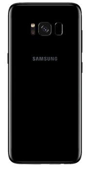 SAMSUNG Galaxy S8 64GB Sort SmartPhone,  5.8" FHD-skärm,  12/8MP kamera, Android 7, Iris, MicroSD, Vattentät (SM-G950FZKANEE)
