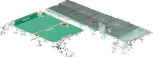 DELOCK 2.5? Converter SATA 22 pin > 1 x M.2 key B + 1 x mSATA - 9.5 m (62866)