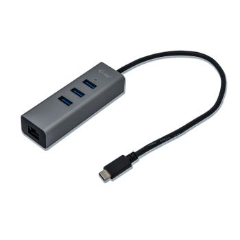 I-TEC USB-C METAL HUB 3 + GLAN (C31METALG3HUB)