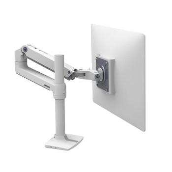 ERGOTRON LX DESK MOUNT LCD MONITOR ARM TALL POLE  BRIGHT WHITE TEXTURE (45-537-216)