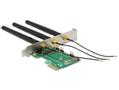 DELOCK PCI Express Card > 1 x internal M.2 Key A Slot 3 external Antennas Intern busforlænger (89568)