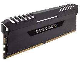 CORSAIR 64GB (8 x 8 GB) DDR4 2666MHz CL16 Vengeance RGB Svart (CMR64GX4M8A2666C16)