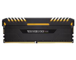 CORSAIR 64GB (8 x 8 GB) DDR4 2666MHz CL16 Vengeance RGB Svart (CMR64GX4M8A2666C16)