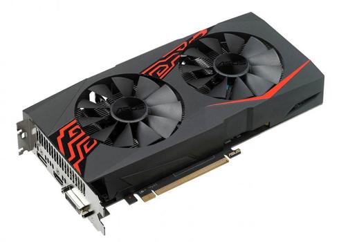 ASUS RADEON EX-RX570-O4G RX750 PCIE3 4GB GDDR5 1183MHZ DVI HDMI DP