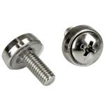 STARTECH 100 Pkg M5 Mounting Screws and Cage Nuts for Server Rack Cabinet (CABSCREWM52)
