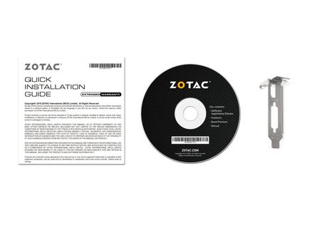 Zotac GeForce GT 1030 - grafikkort - GF GT 1030 - 2 GB (ZT-P10300A-10L)