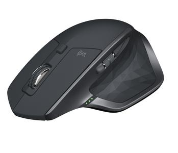 LOGITECH MX Master 2S Wireless Mouse - Graphite - Ergonomisk mus - Laser - 7 knapper - Sort (910-005966)