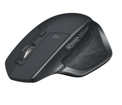 Logitech MX Master 2S - mus - Bluetooth,  2.4 GHz - grafitt (910-005966)