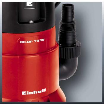EINHELL Dirt water pump GC-DP 7835, immersion / pressure pump (red / black, 780 watts) (4170682)