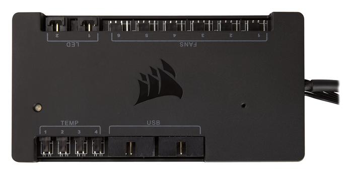 CORSAIR Commander Pro 2x USB Ports, 6x Fan Control, 4x Temperature,  2x LED Ports (CL-9011110-WW)
