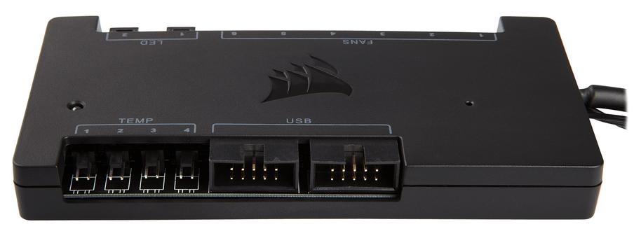CORSAIR Commander Pro 2x USB Ports, 6x Fan Control, 4x Temperature,  2x LED Ports (CL-9011110-WW)