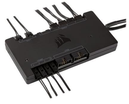 CORSAIR Commander Pro 2x USB Ports, 6x Fan Control, 4x Temperature,  2x LED Ports (CL-9011110-WW)